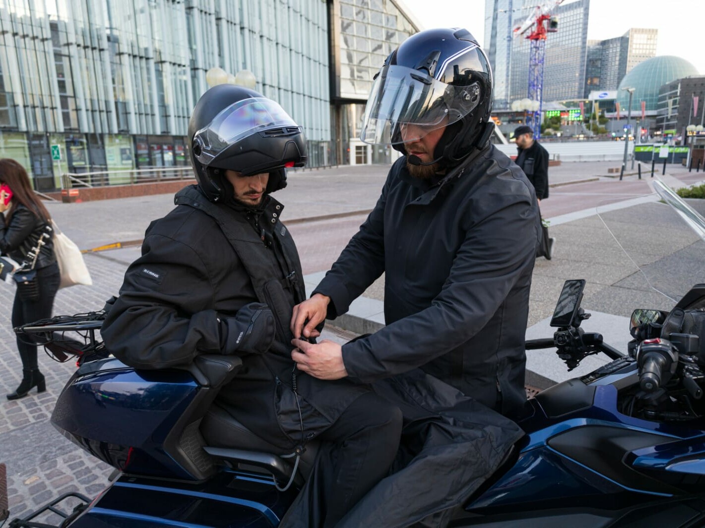 Taxi Moto et évènements sportifs - Prise en charge du client.