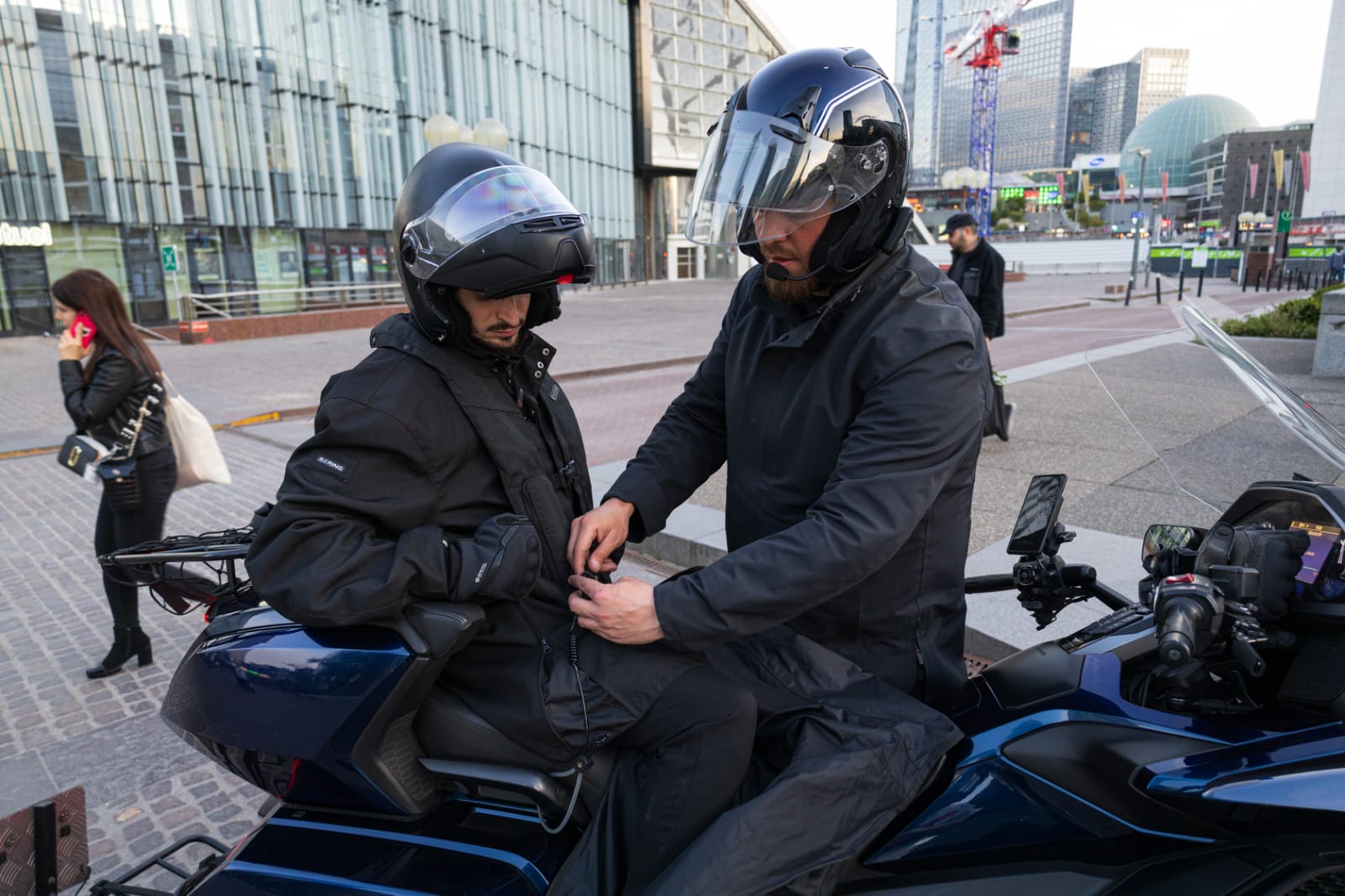 Taxi Moto et évènements sportifs - Prise en charge du client.